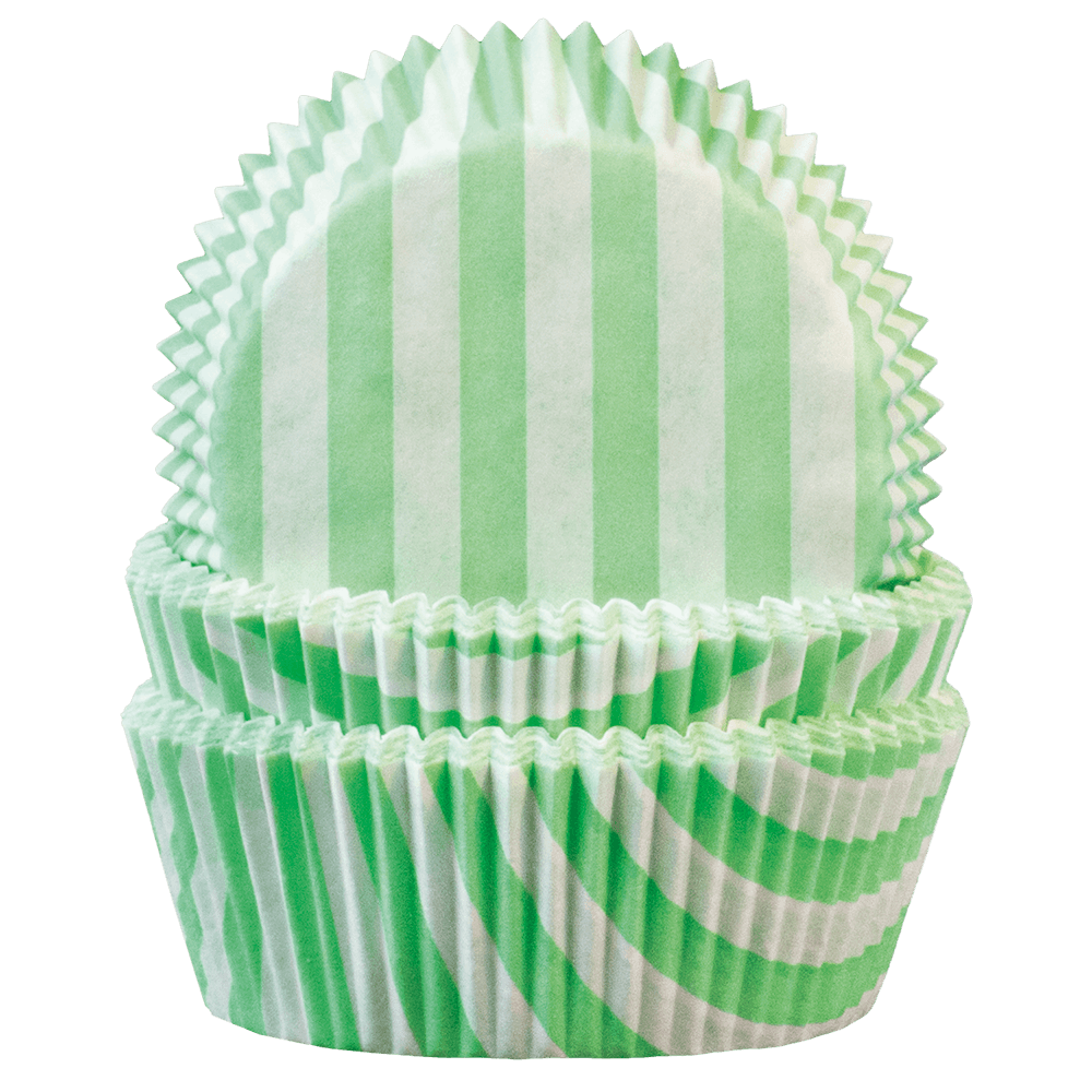 Baking cups Patina green • 5 x 2,5 cm