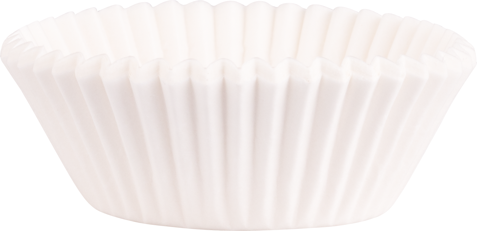 Baking cup white, 5,5 x 2,5 cm