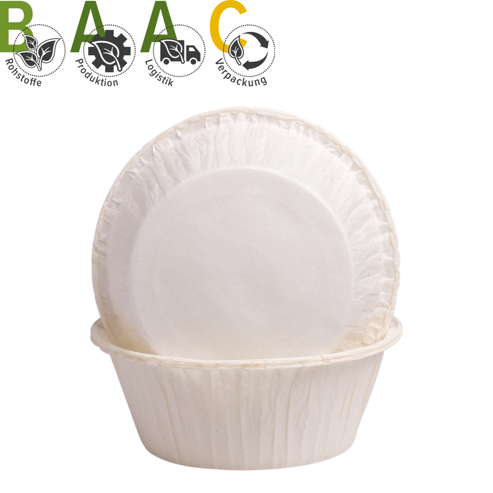 Backform Muffin weiß, 5 x 3,2 cm