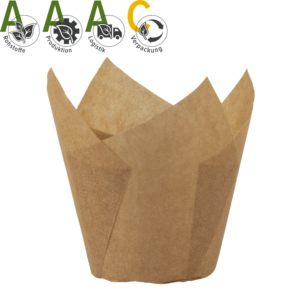 Muffin Tulip Wraps Nature compostable