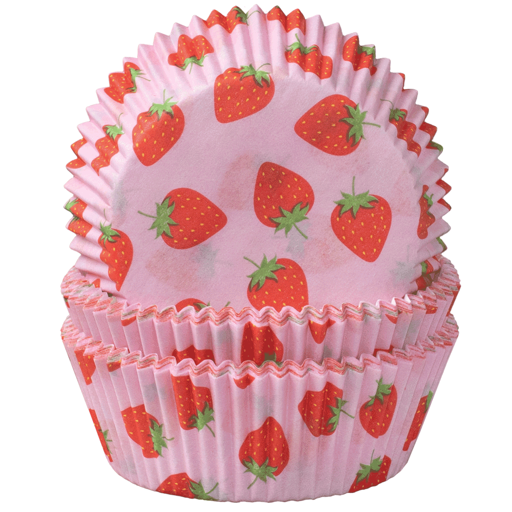 Baking cups Strawberry Rose