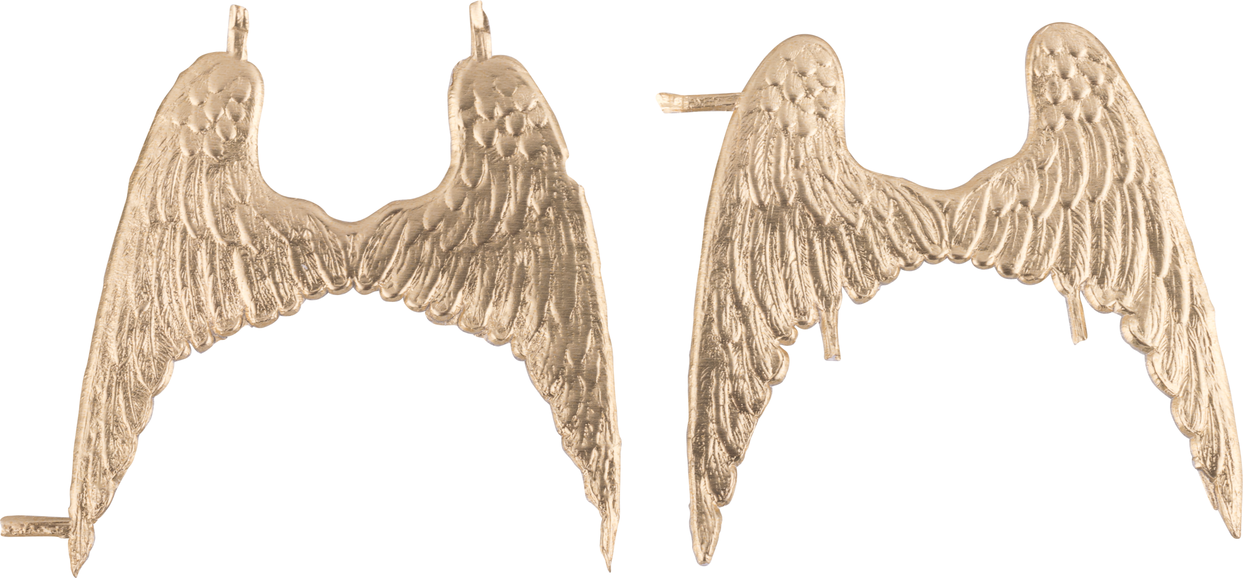 Die cut articles Angel wings gold, 6 x 6cm 