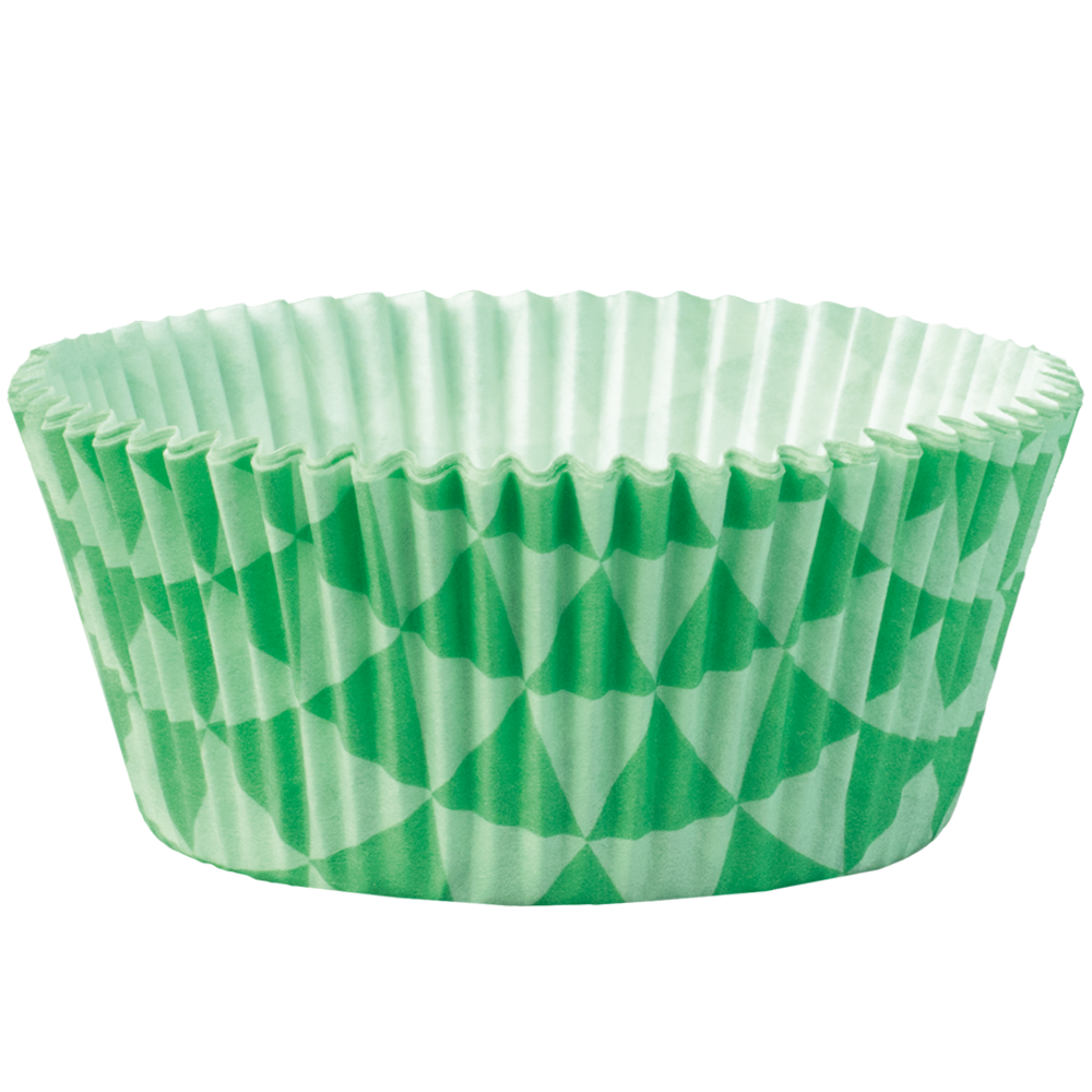 Baking cups Triangle mint • 5 x 2,5 cm