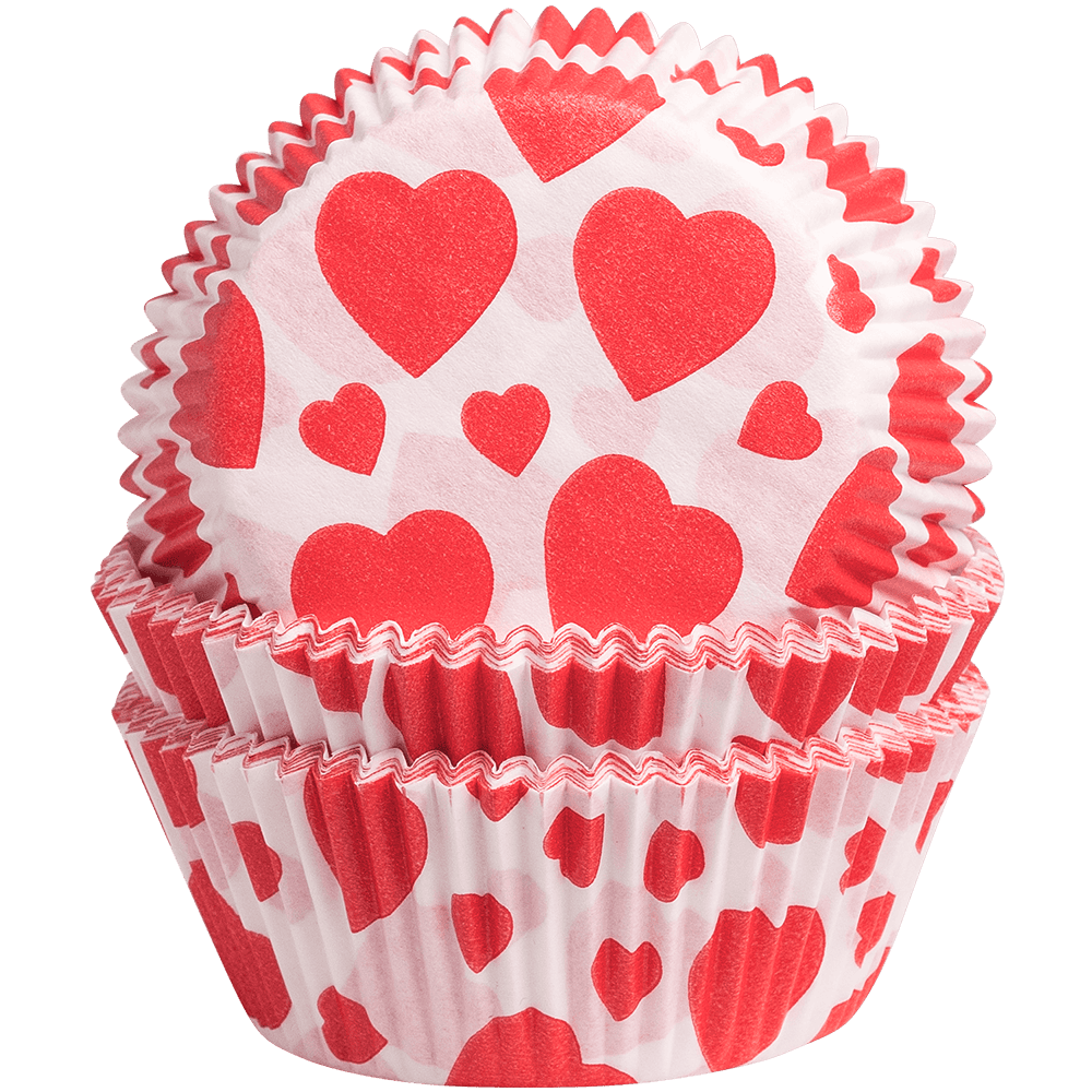 Baking cup Hearts • 5 x 2,5 cm 