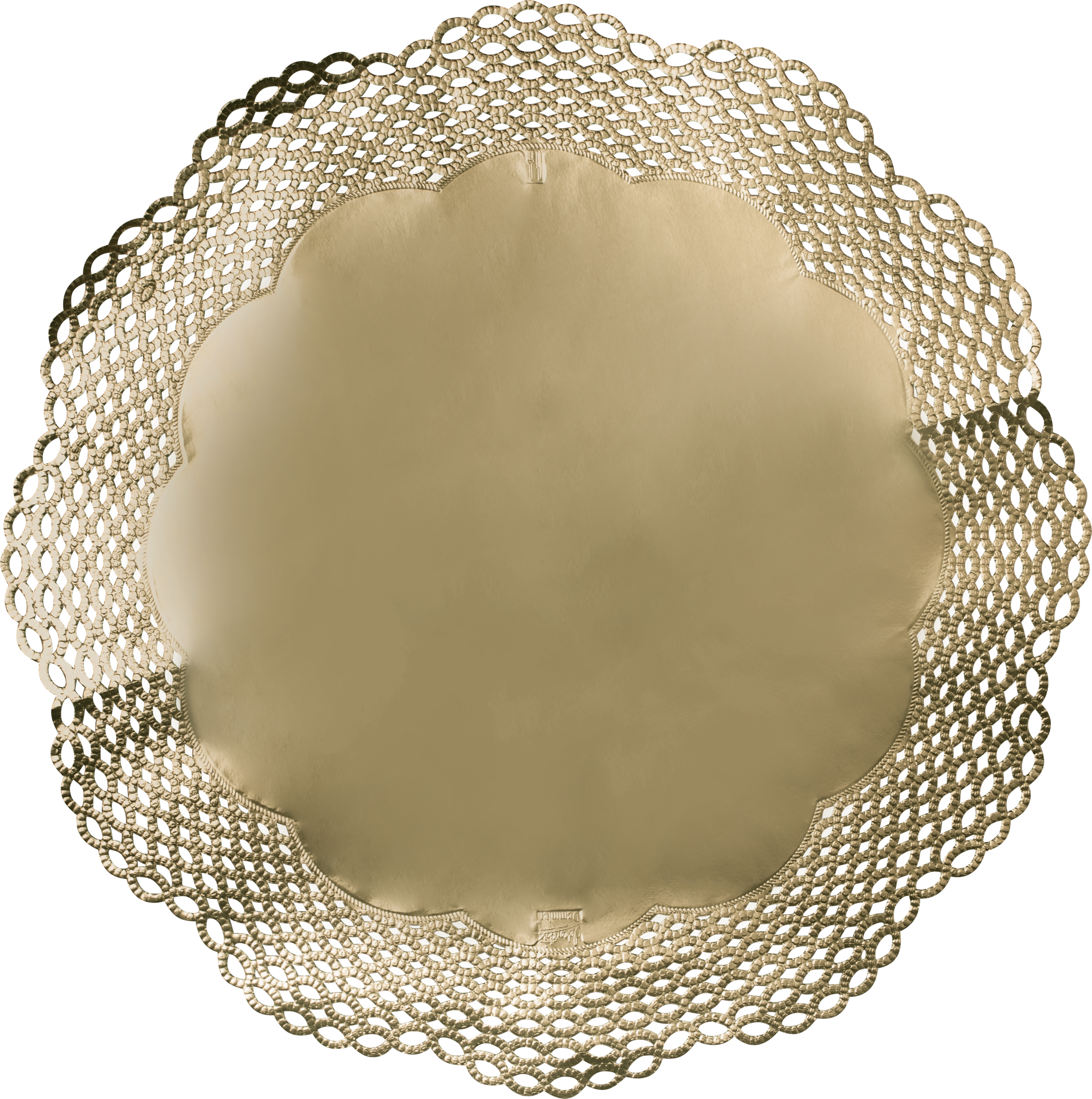 Doilies basket gold, Ø 36 cm