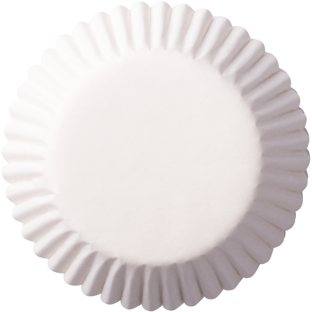 Baking cups White • 3,5 x 1,9 cm