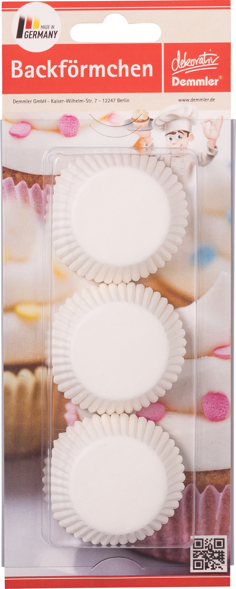 Candy cups White • 3,5 x 2 cm • blister pack 