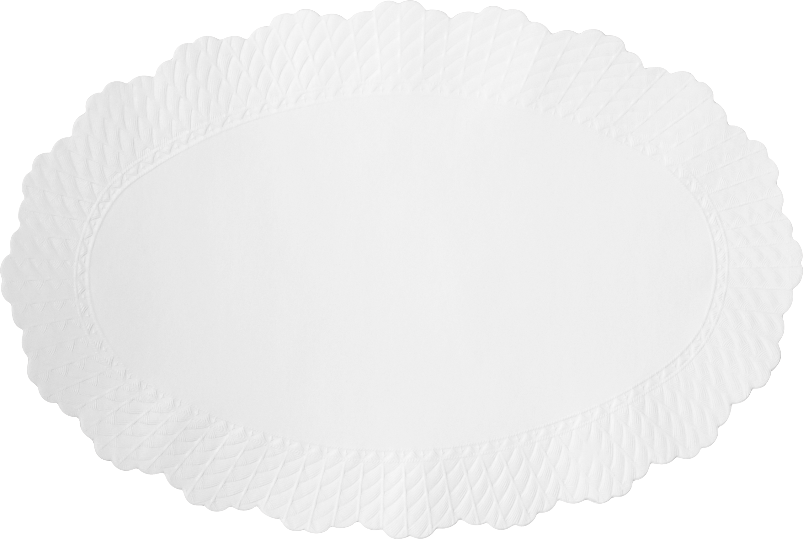 Plattenpapier oval, 27 x 18 cm