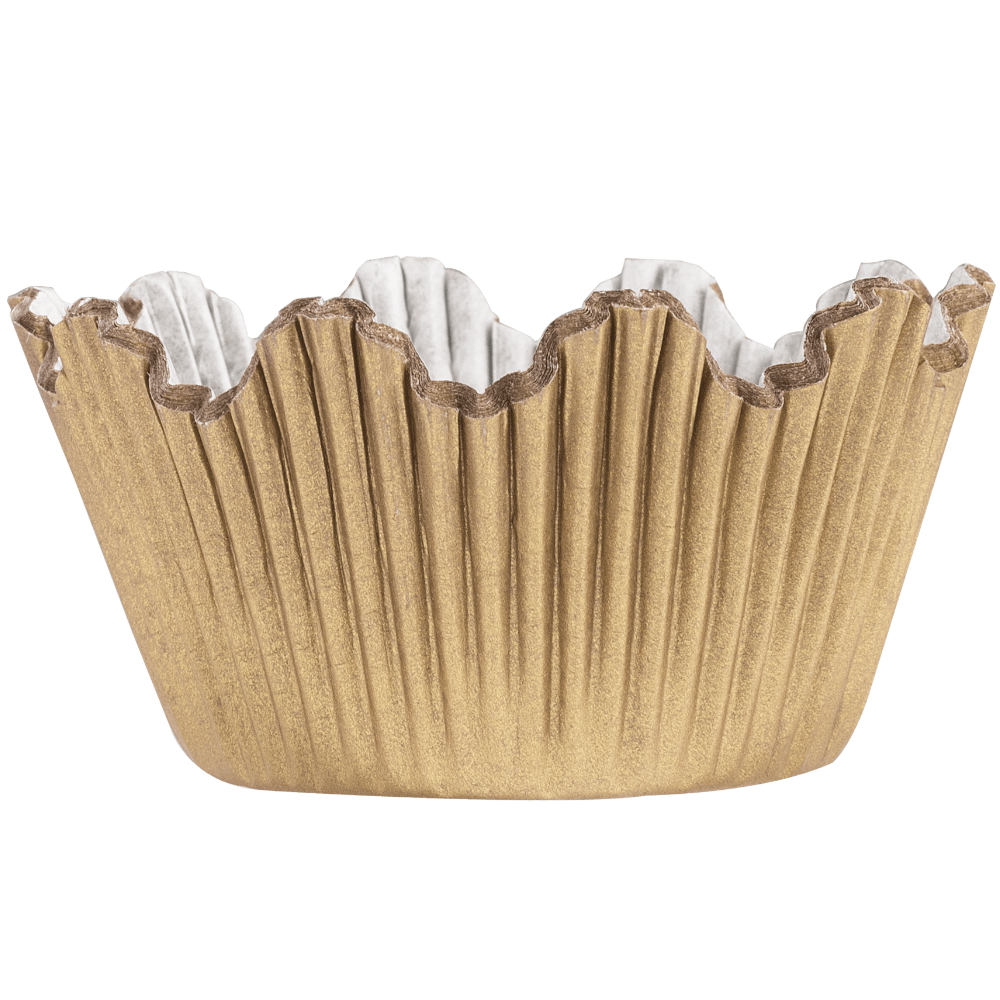 Crown baking cups Gold