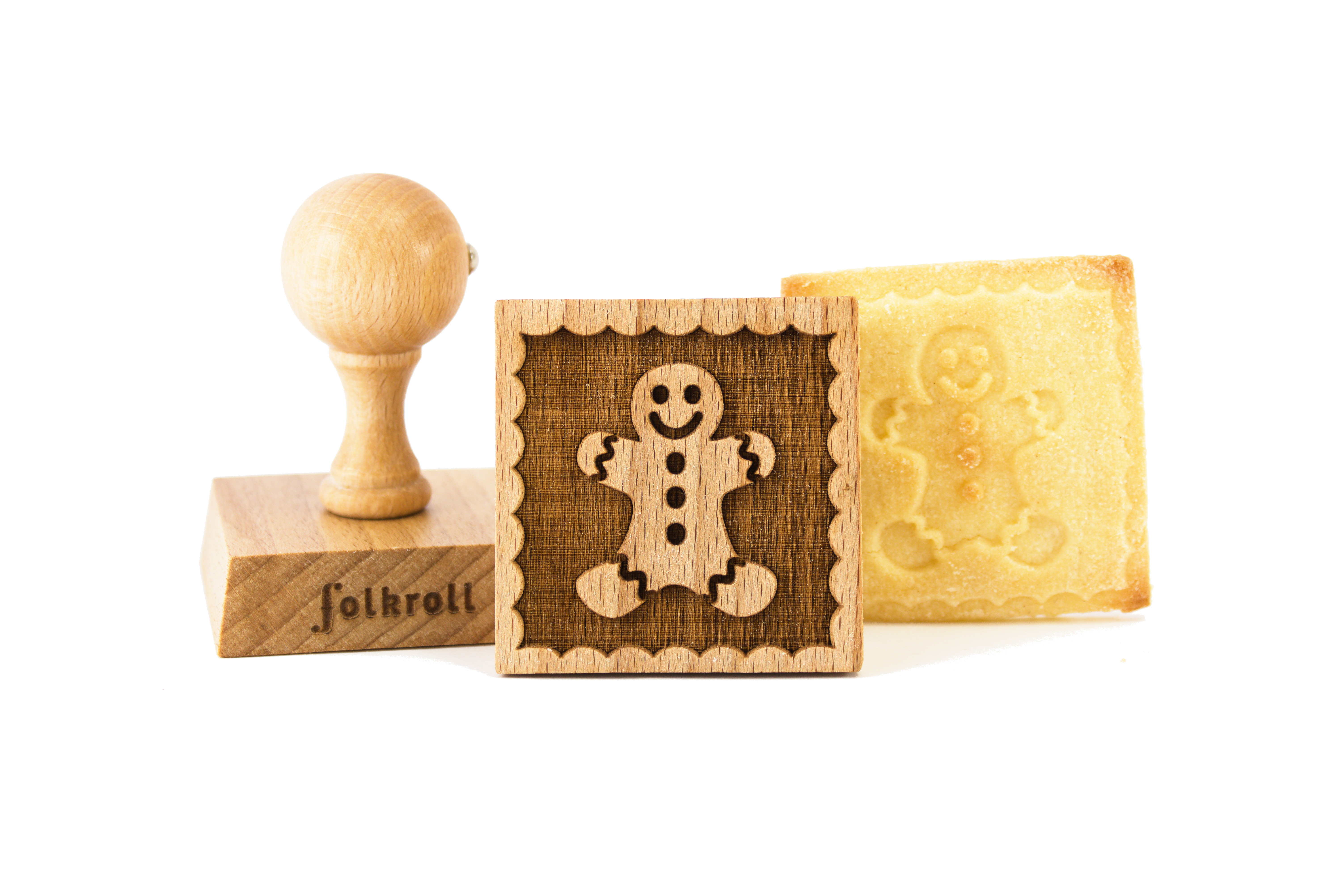 Biscuit Stamp Gingerbread Man 55x55mm