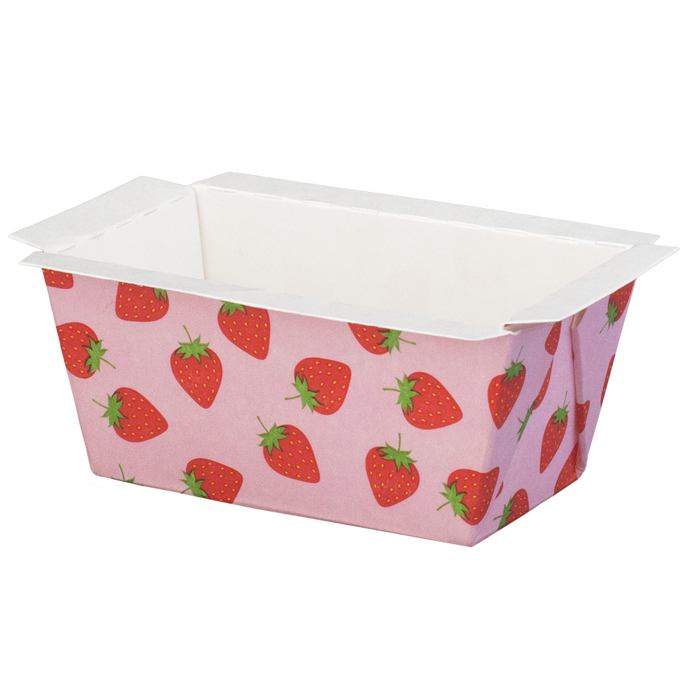 Mini-Backform Erdbeere Rosa