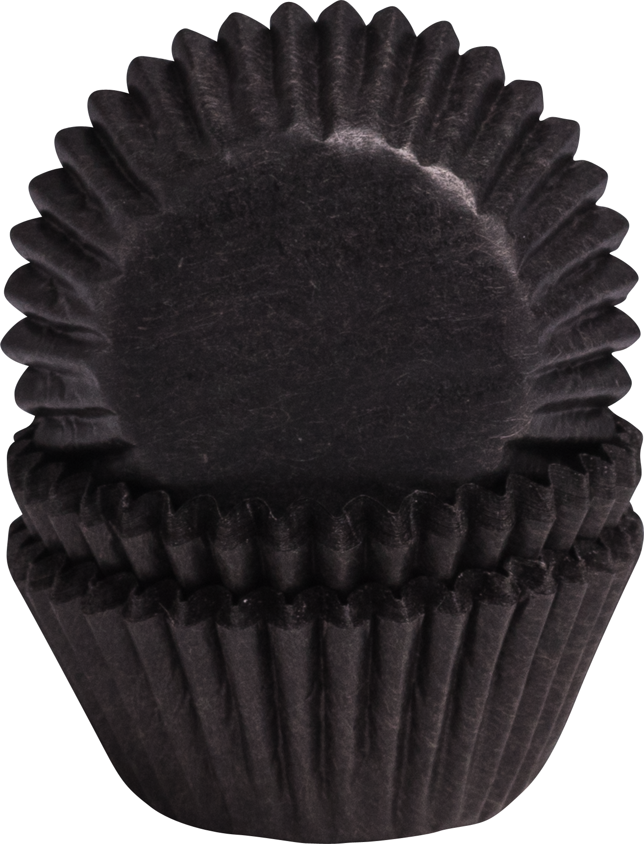 Pralinenkapsel Schwarz • 2,4 x 1,6 cm