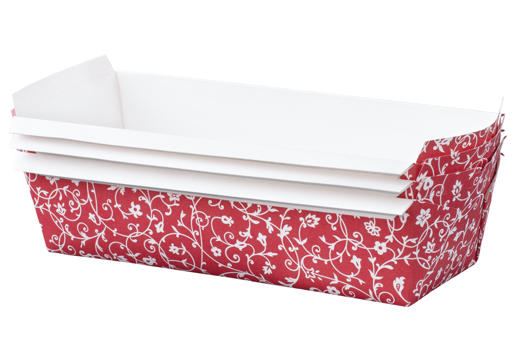 XXL-baking moulds Classico White/Red