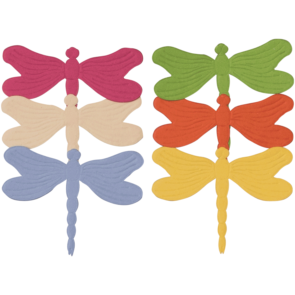 Die-cut articles dragonfly, 7,5 x 5,8 cm