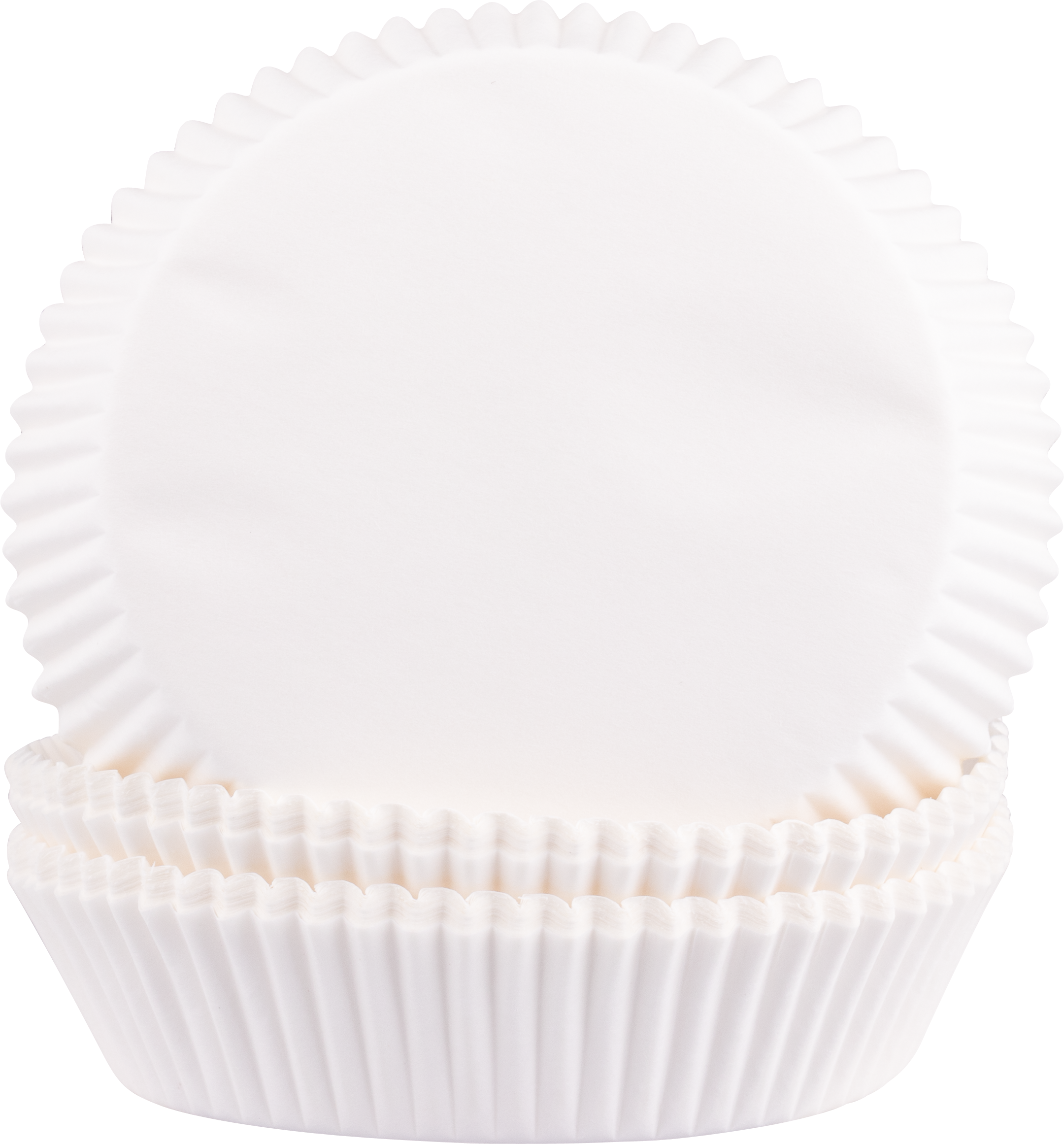 Baking cup white, 7 x 2 cm