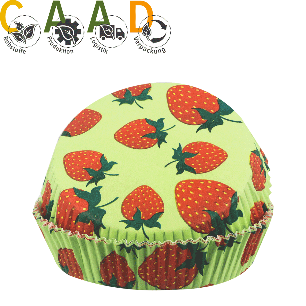 Tartlet baking pan Strawberry, extra stable • 7,5 x 2 cm