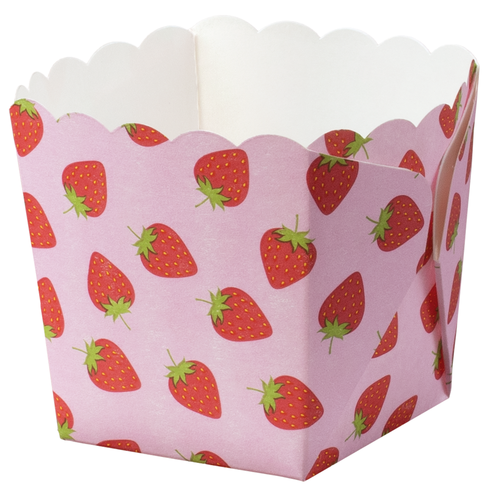 Mini baking, snack & ice cream box Strawberry Pink