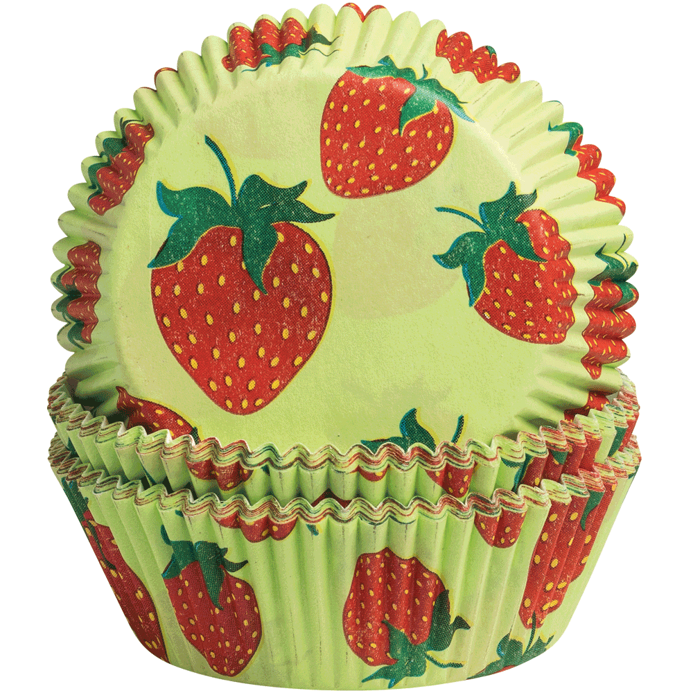 Baking cups Strawberry, extra stabl