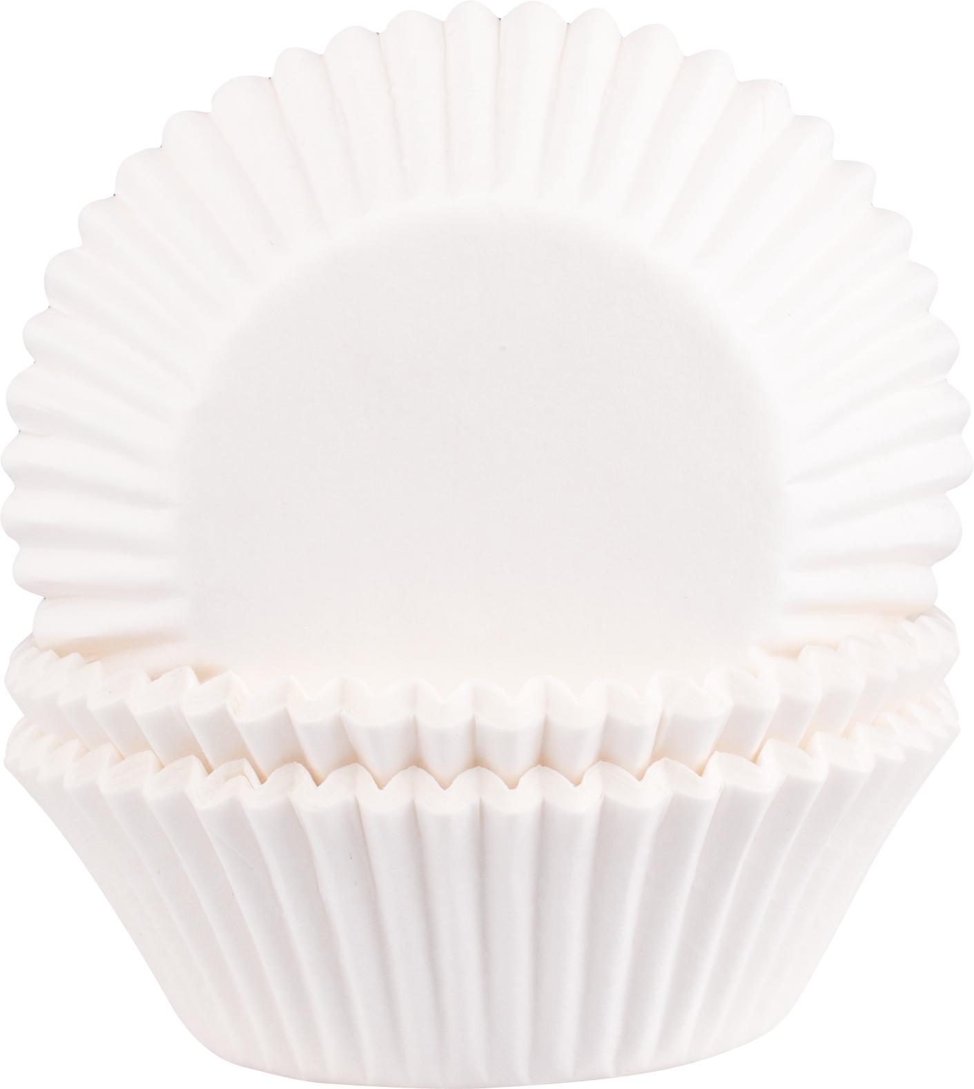 Baking cup white, 4 x 2,4 cm