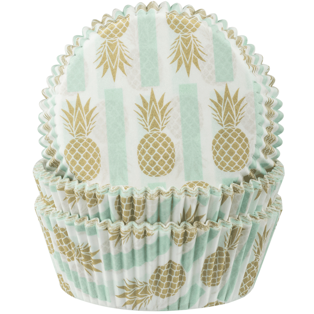 Baking cups Pineapple • 5 x 2,5 cm