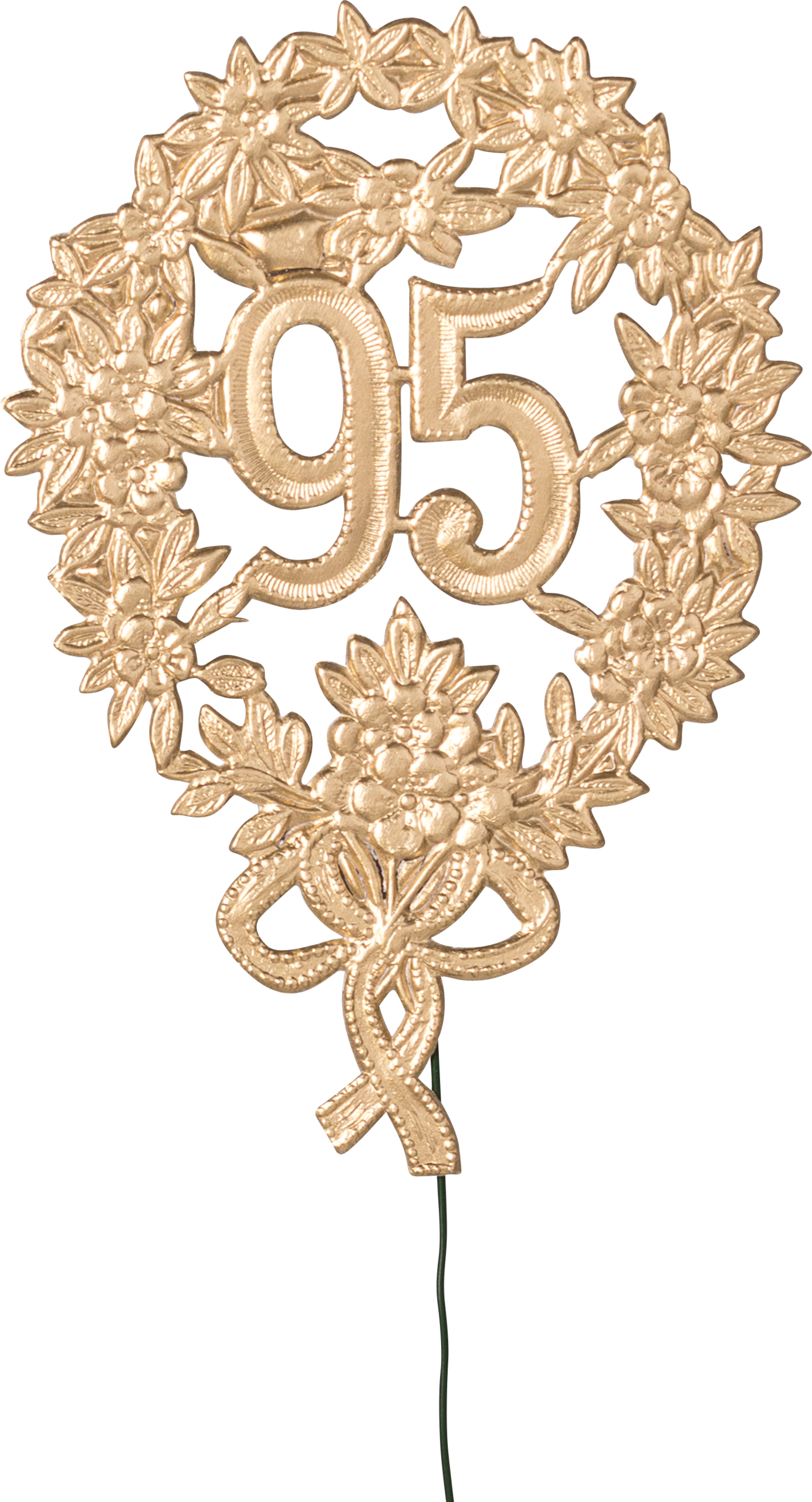 Jubiläumszahlen gold „95“, 8 x 12 cm