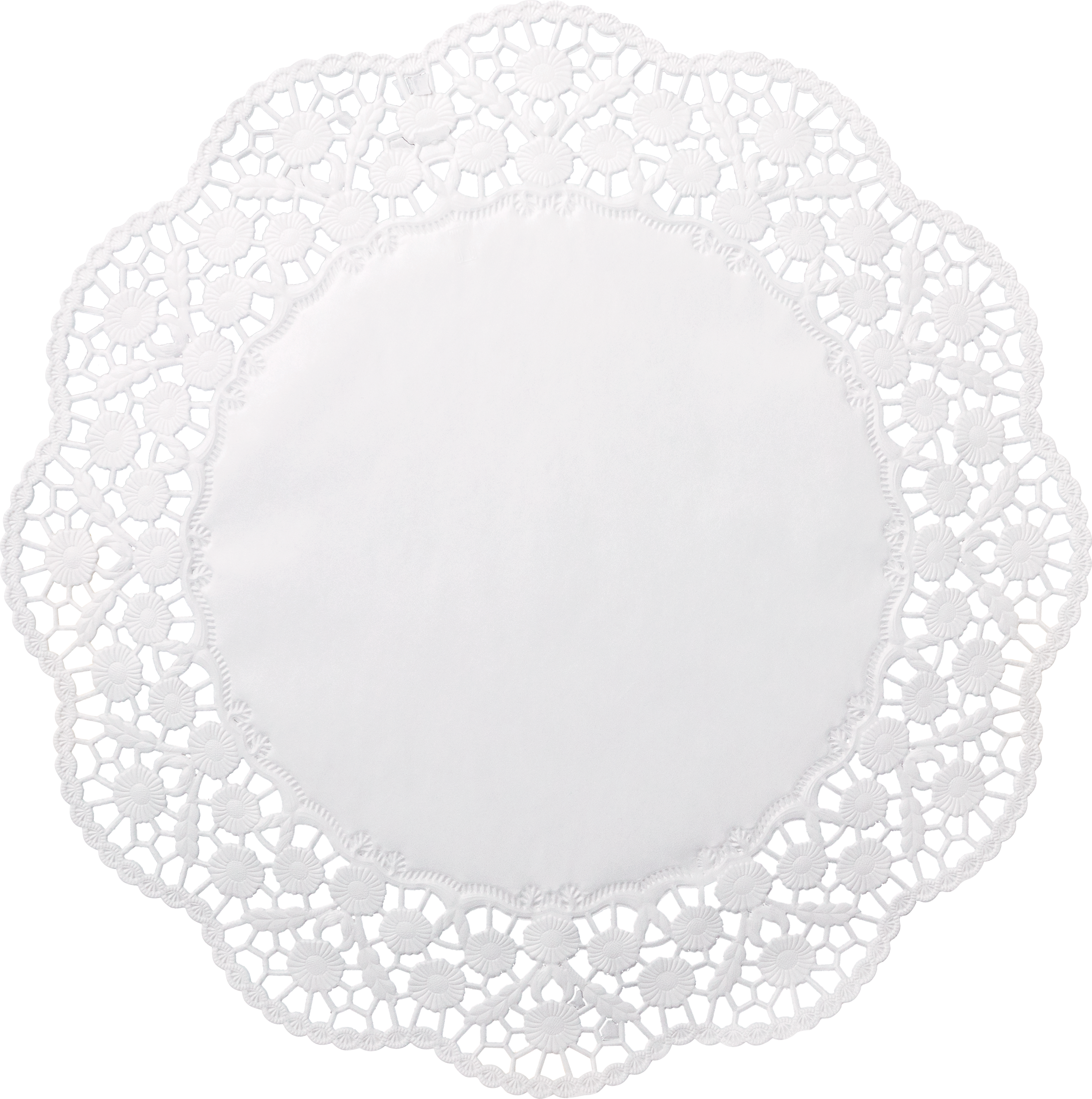 Doilies various designs white, Ø 36 cm 